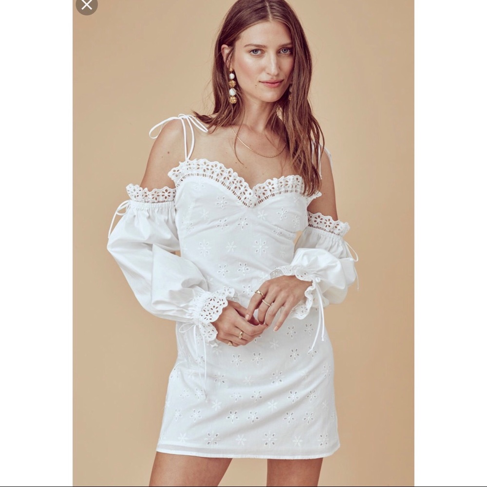 For Love & Lemons Vera Eyelet Dress